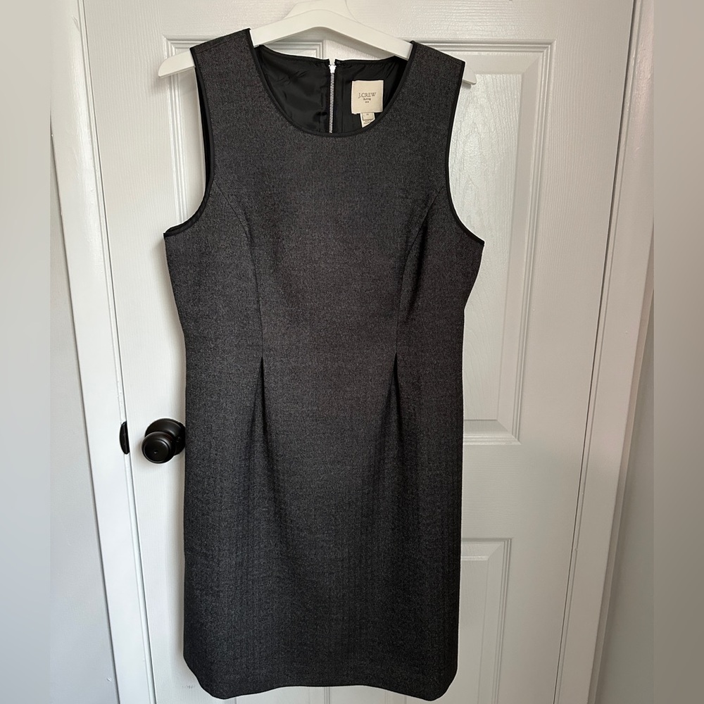 J. Crew Suiting sheath dress, herringbone size 14